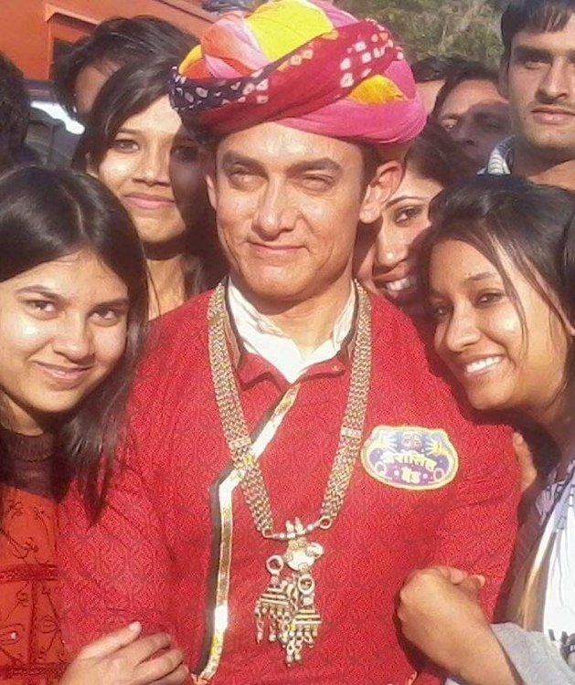 Aamir Khan’s PK Shot in Rajasthan
