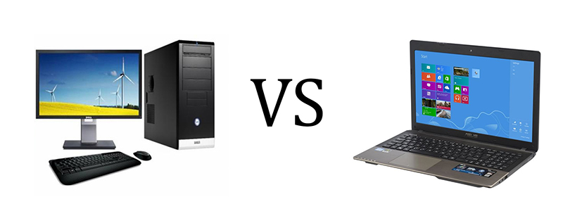 Desktop computer COMPUTER VERSUS The Laptop