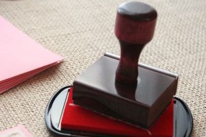 rubber stamp