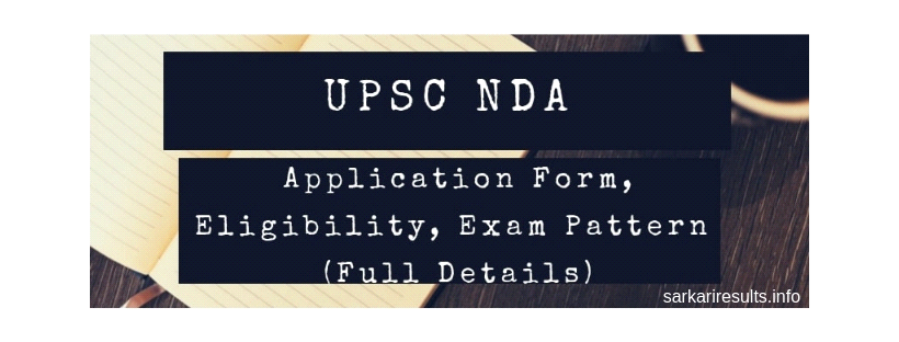How to apply for National Defence Academy : NDA Application form 2019