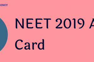 NEET-Admit-Card-2019