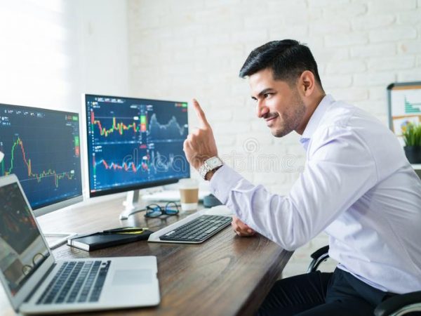 What is the role of a stockbroker?